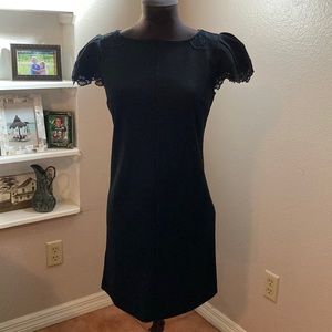 Ann Taylor lace embossed dress. Size 0